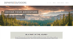 Desktop Screenshot of departedoutdoors.com